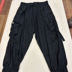 Johnny Cota black cargo pants size XL - NWT